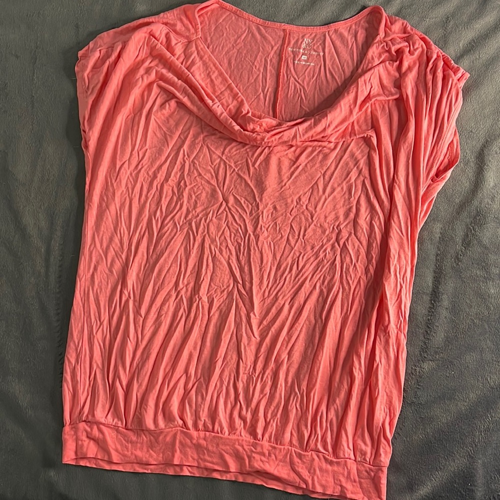 New York & company pink scoop next blouse